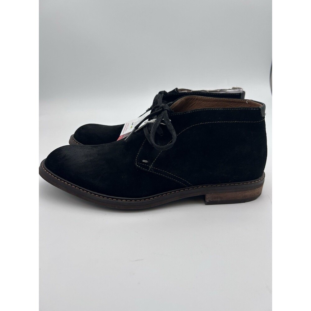 Vionic Bowery Chase Chukka Boots black suede Men’s 10 See Pics